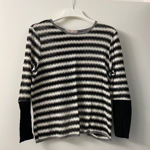 Striped lightweight sweater